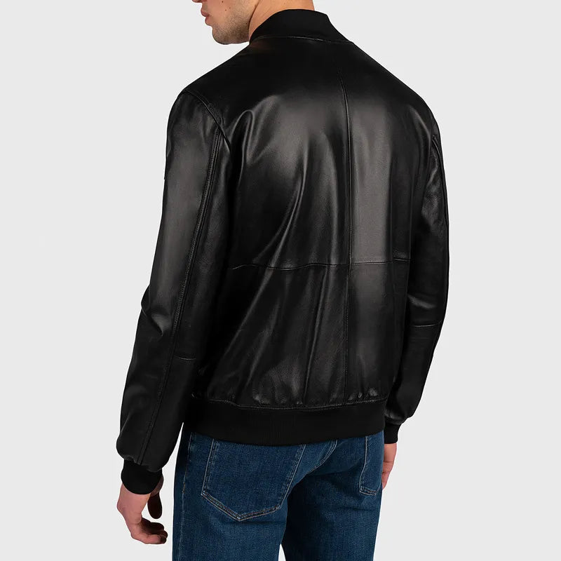 Sebastian Maniscalco Bookie Leather Jacket