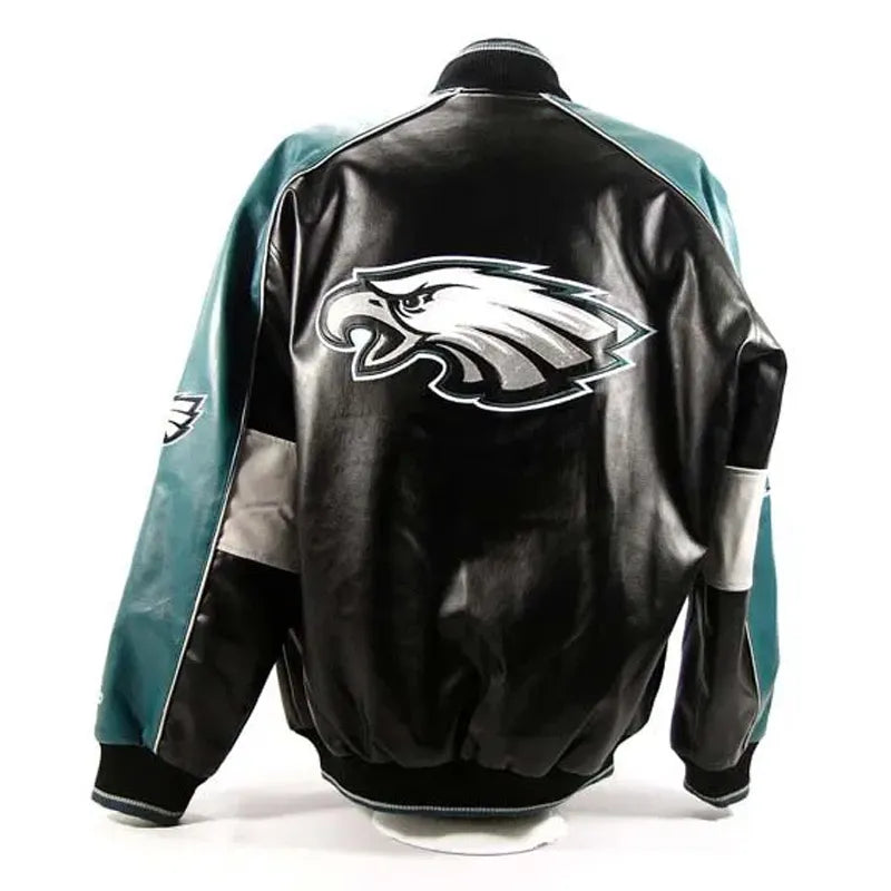 Shooter Mark Wahlberg Philadelphia Eagles Leather Jacket
