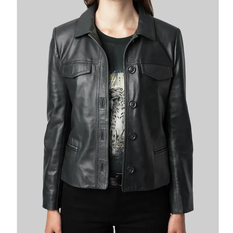 The Life List Alex Leather Jacket