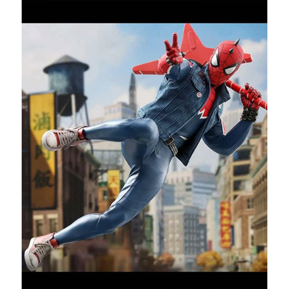 Spiderman Spider Punk Denim Vest