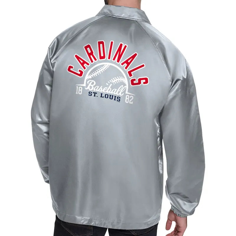 St. Louis Cardinals Retro Logo Coaches Jacket