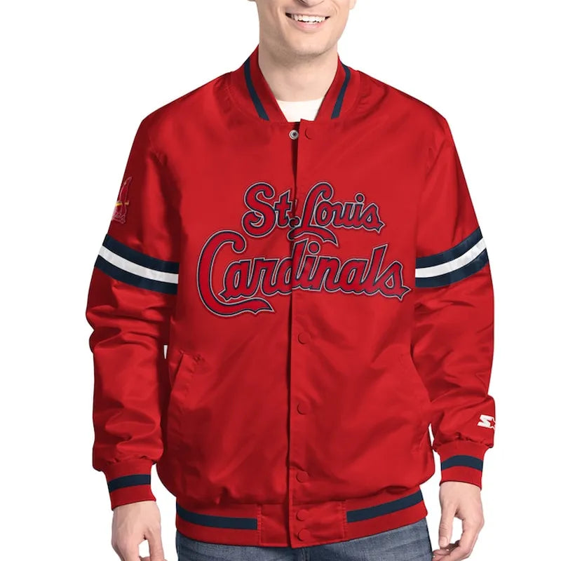 St. Louis Cardinals Scout Varsity Satin Jacket