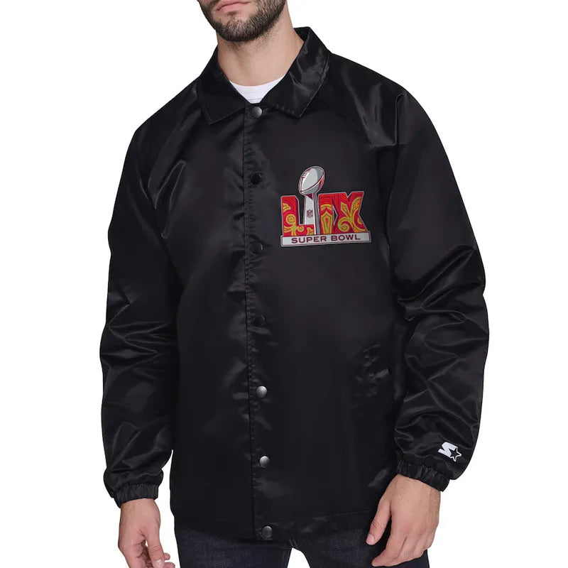 Super Bowl LIX Coaches Windbreaker Jacket