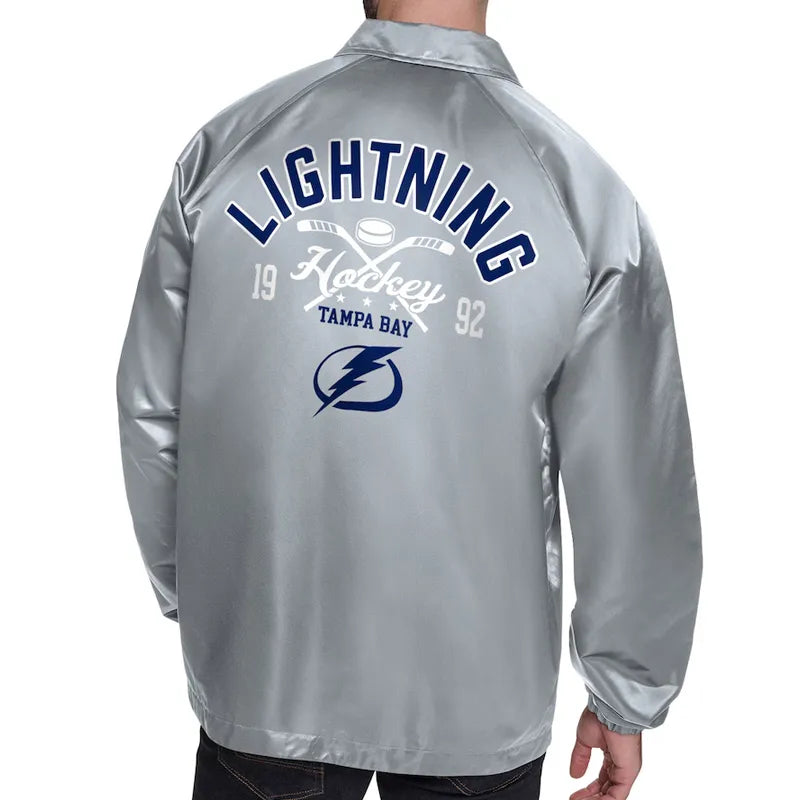 Tampa Bay Lightning Retro Logo Coaches Jacket
