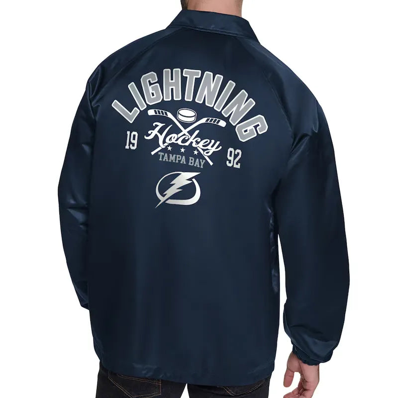 Tampa Bay Lightning Retro Logo Coaches Jacket