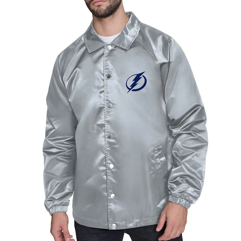 Tampa Bay Lightning Retro Logo Coaches Jacket