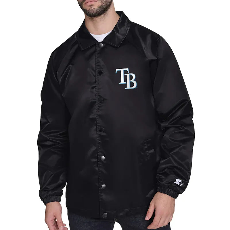 Tampa Bay Rays Retro Logo Coaches Jacket