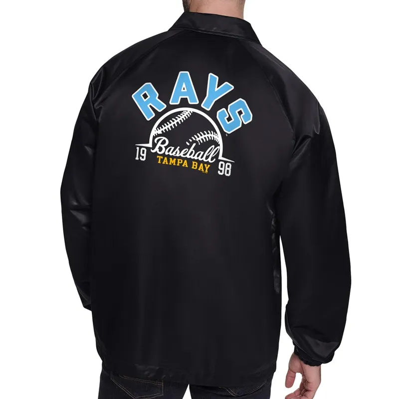 Tampa Bay Rays Retro Logo Coaches Jacket