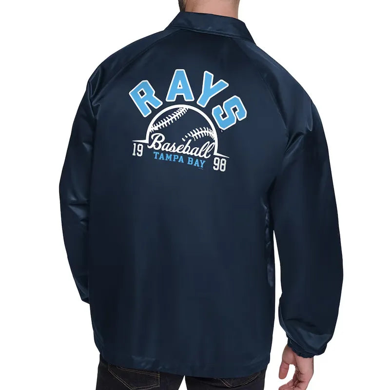 Tampa Bay Rays Retro Logo Coaches Jacket