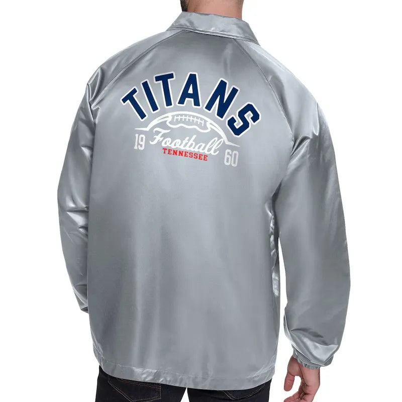 Tennessee Titans Retro Logo Coaches Jacket