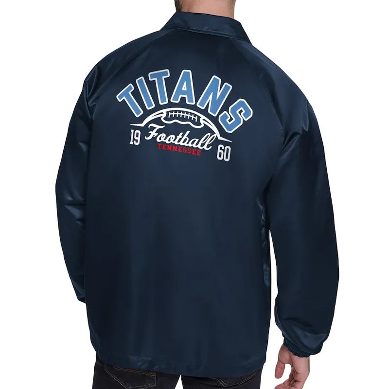 Tennessee Titans Retro Logo Coaches Jacket