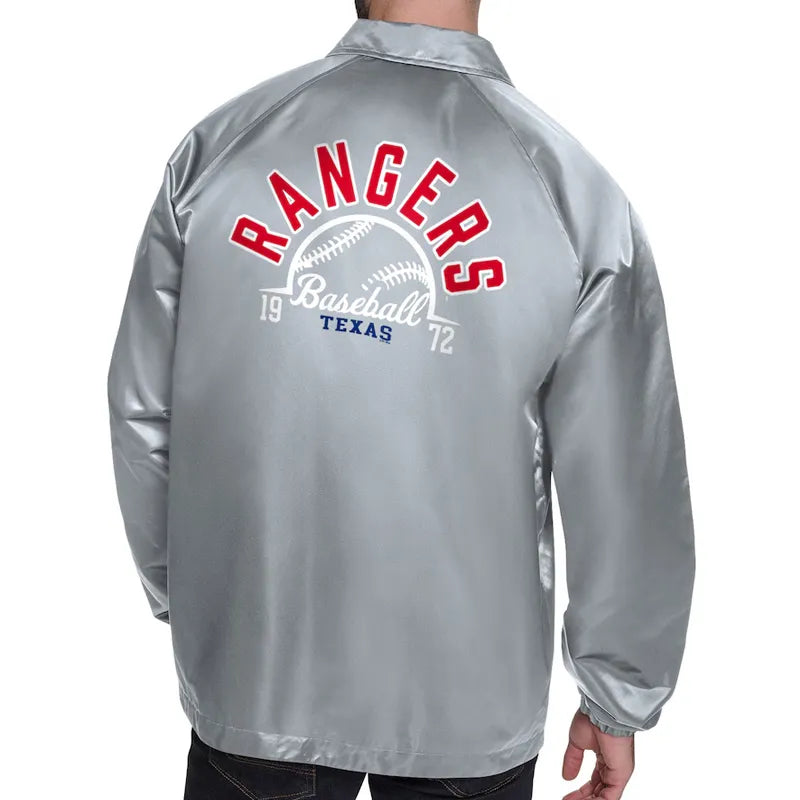 Texas Rangers Retro Logo Coaches Jacket