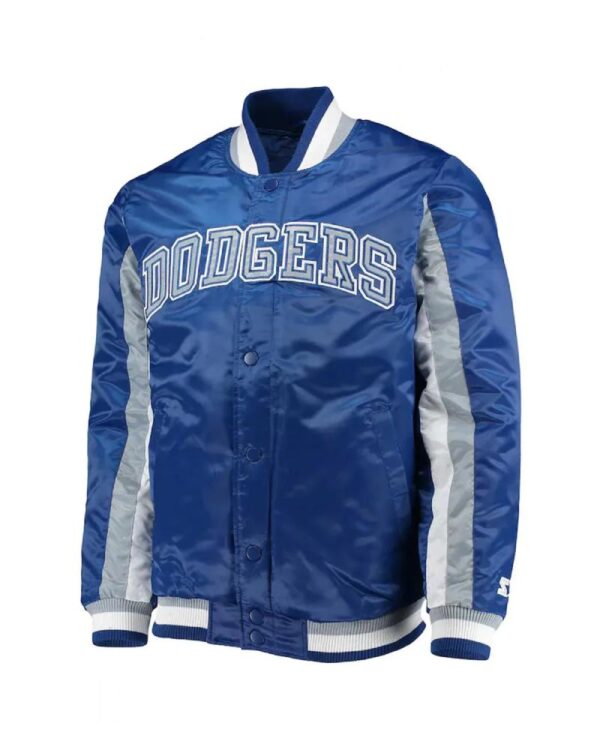 The Ace Dodgers Satin Royal Blue Jacket