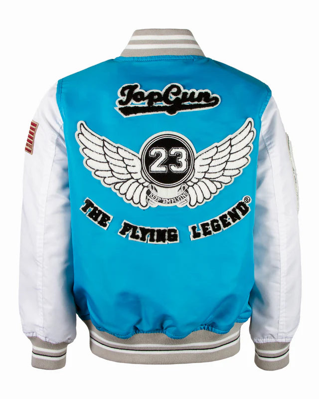 TOP GUN KIDS' "FLYING LEGEND" LIGHTWEIGHT NYLON JACKET