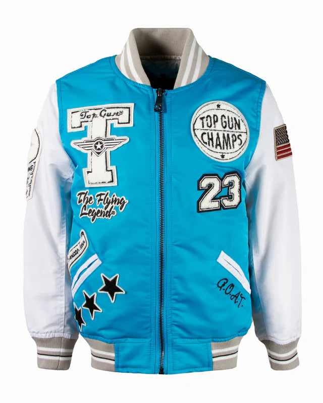 TOP GUN KIDS' "FLYING LEGEND" LIGHTWEIGHT NYLON JACKET
