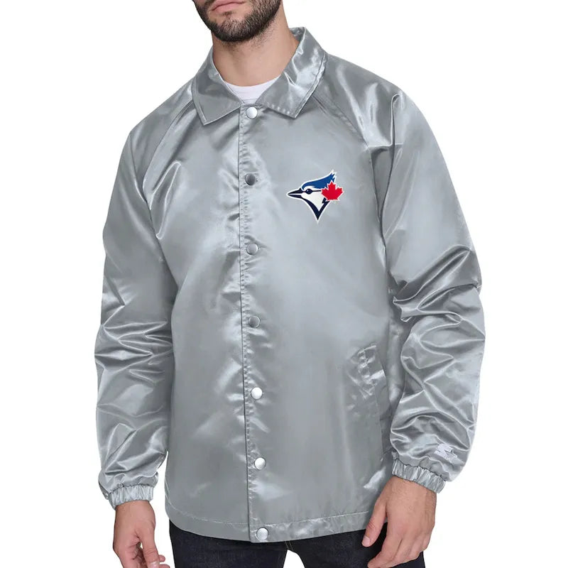 Toronto Blue Jays Retro Logo Coaches Jacket