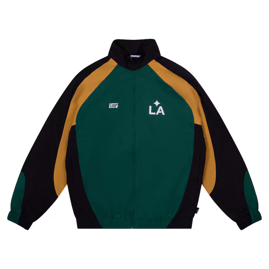 LA Galaxy Live Breathe Futbol Green Roadman Track Jacket