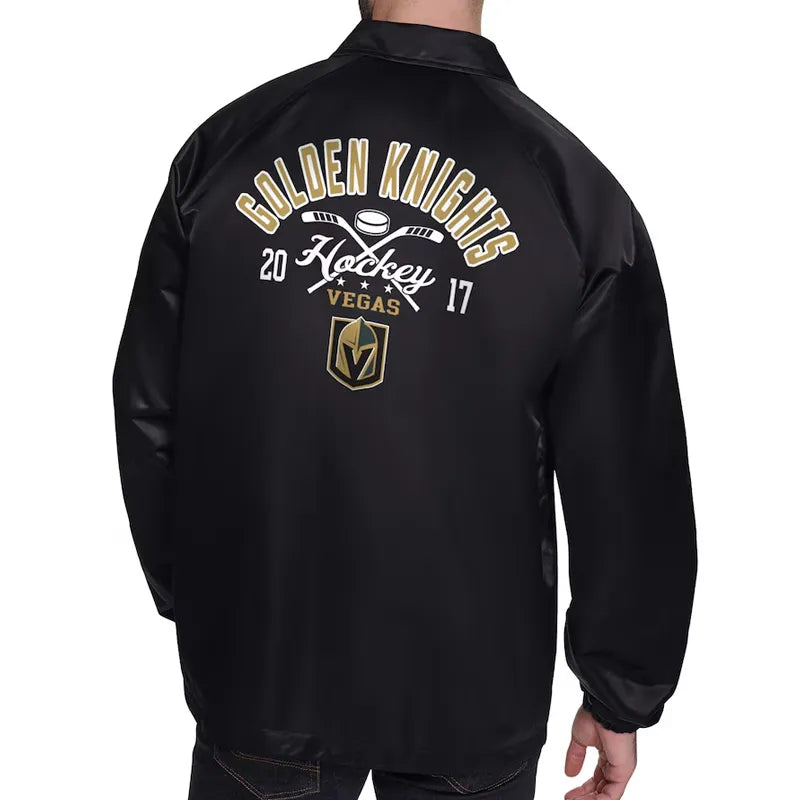 Vegas Golden Knights Retro Logo Coaches Jacket