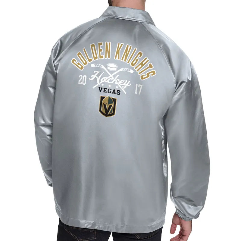 Vegas Golden Knights Retro Logo Coaches Jacket