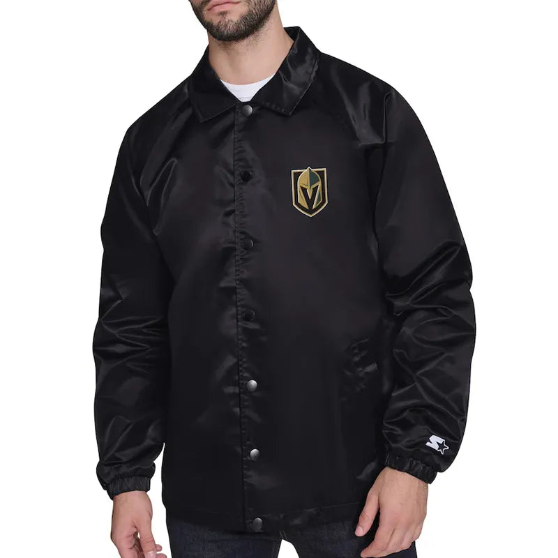 Vegas Golden Knights Retro Logo Coaches Jacket