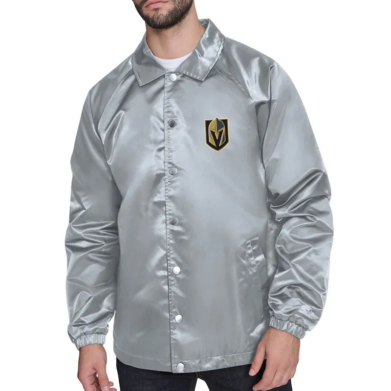 Vegas Golden Knights Retro Logo Coaches Jacket