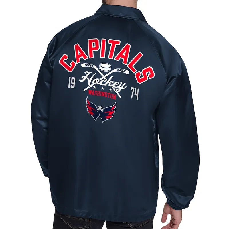 Washington Capitals Retro Logo Coaches Jacket