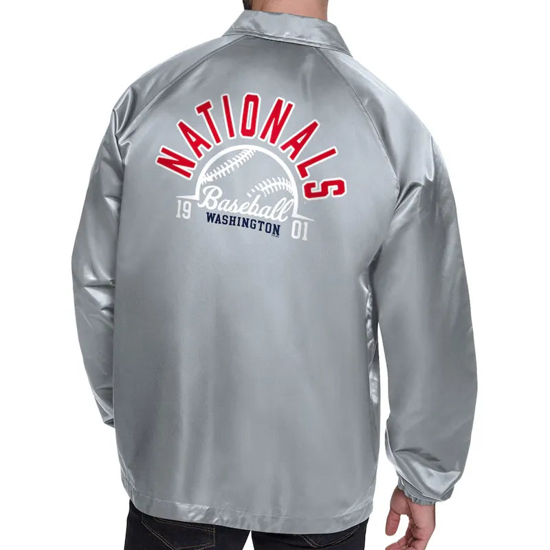Washington Nationals Retro Logo Coaches Jacket