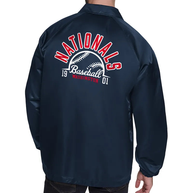 Washington Nationals Retro Logo Coaches Jacket