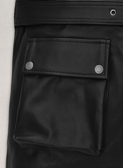 Will Smith "I Am Legend" Black Leather Jacket