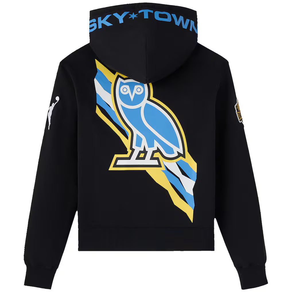 Chicago Sky Women's OVO x WNBA Blue Hoodie