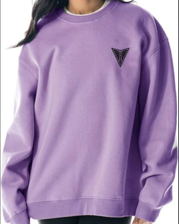 Violet Golden State Valkyries Dye Crew Sweatshirt