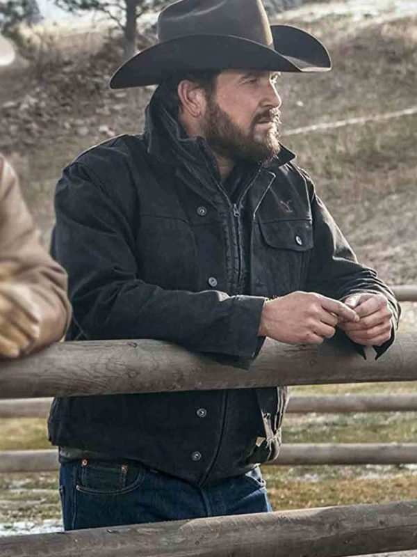 Yellowstone Cole Hauser Black Jacket