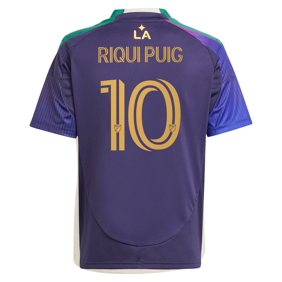 LA Galaxy Riqui Puig adidas Navy 2025 RIZON Replica Player Jersey